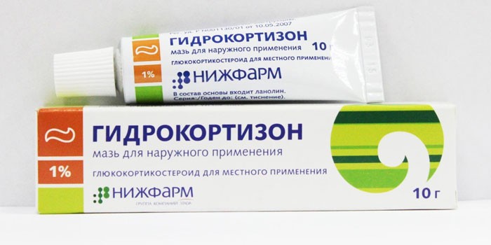 Гидрокортизоновая мазь в упаковке